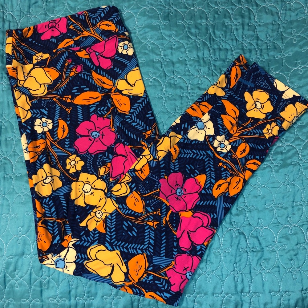 Lularoe TC2 Leggings Floral